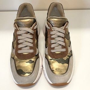 Voile Blanche camo / gold sneaker